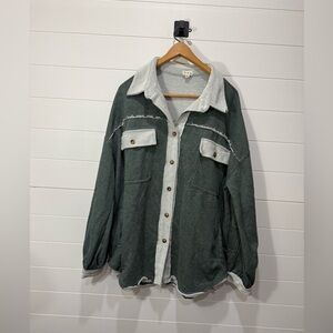POL Boutique Button-Up Shacket